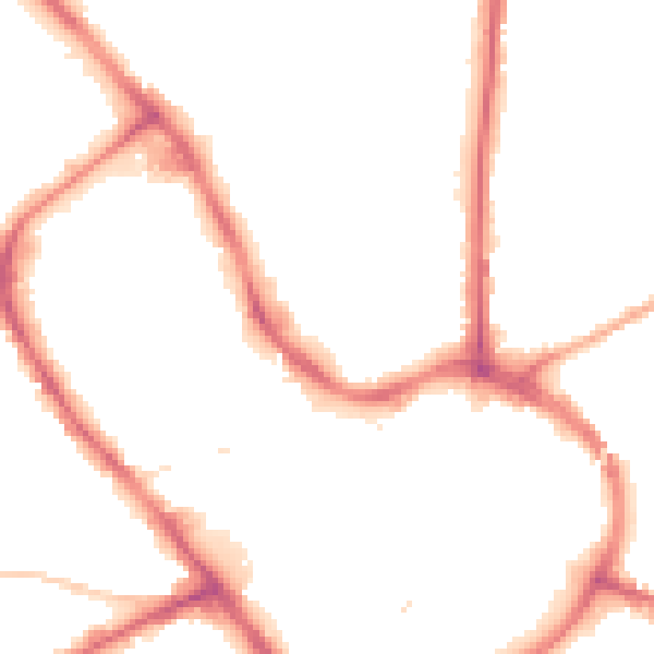 Night-time road noise heatmap for NG18 1PQ