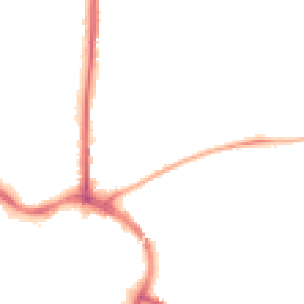 Night-time road noise heatmap for NG18 2BY