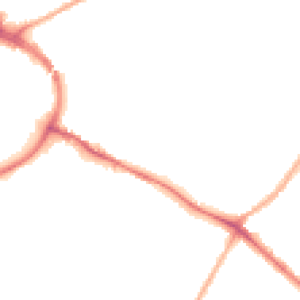 Night-time road noise heatmap for NG18 2LH