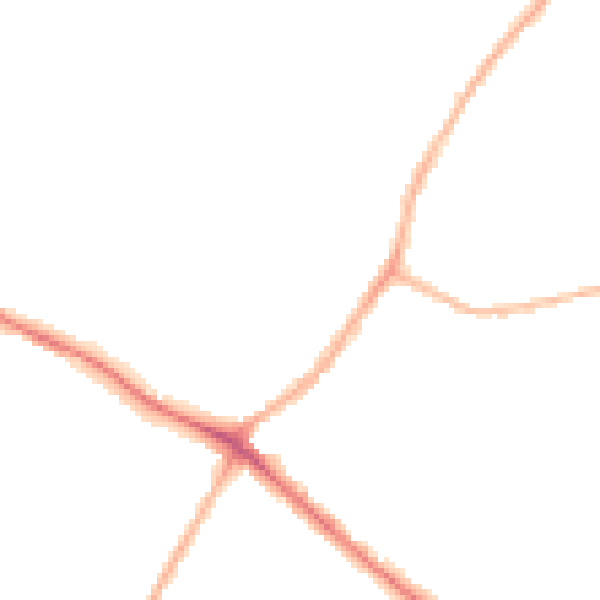 Night-time road noise heatmap for NG18 2PS