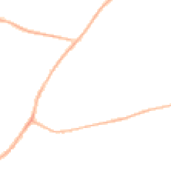 Night-time road noise heatmap for NG18 3AF