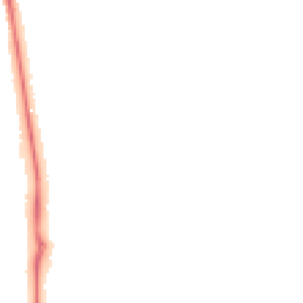 Night-time road noise heatmap for NG18 3PP
