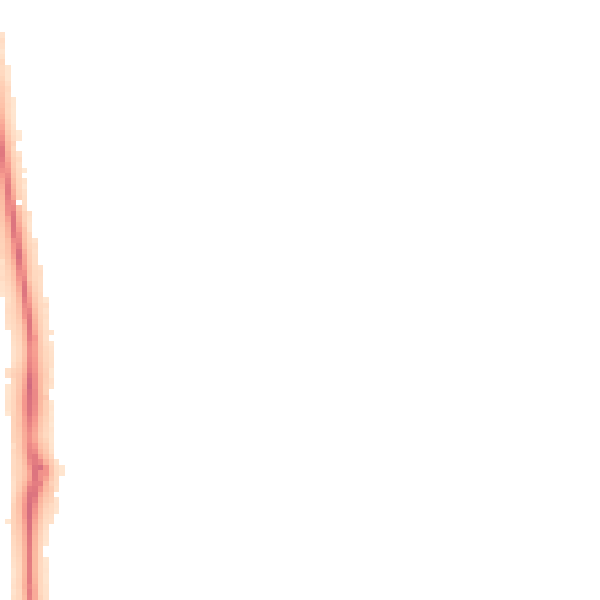 Night-time road noise heatmap for NG18 3PX