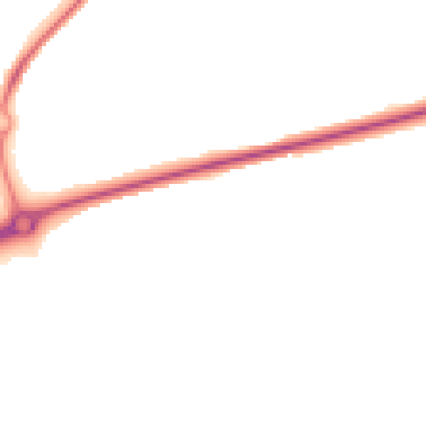 Night-time road noise heatmap for NG18 4TG