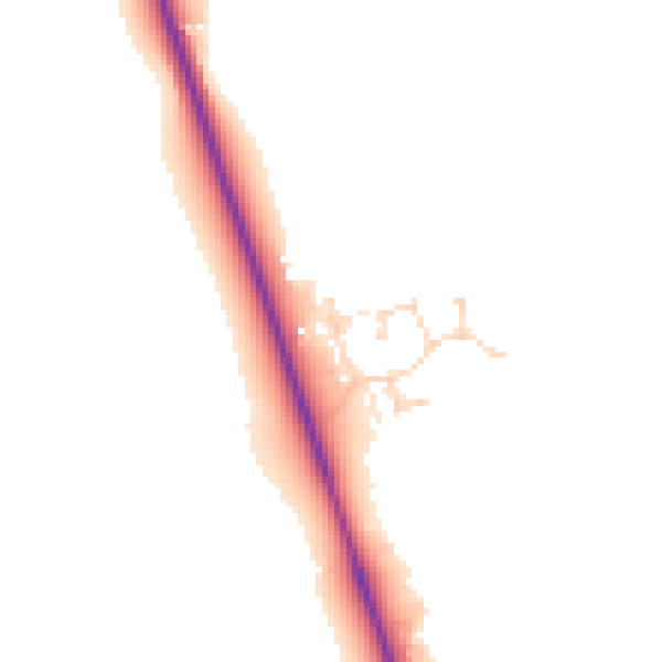 Daytime road noise heatmap for NG18 4UU