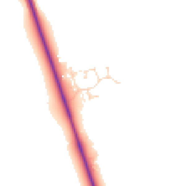 Daytime road noise heatmap for NG18 4UW
