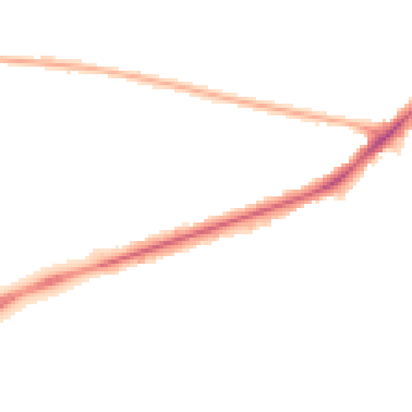 Night-time road noise heatmap for NG18 5HJ