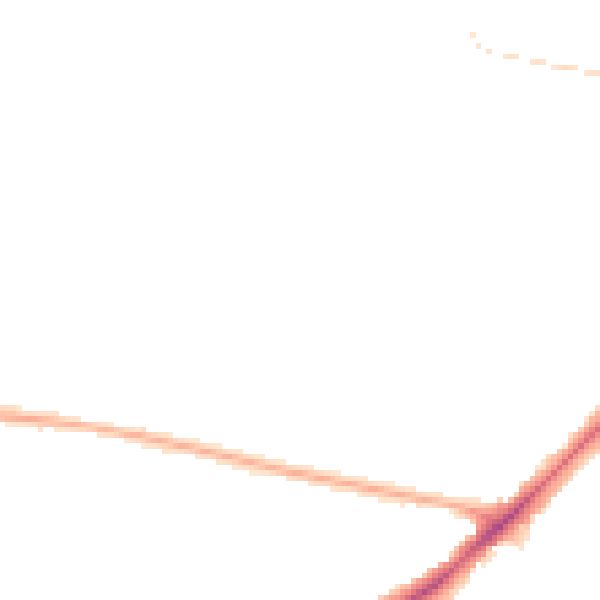 Night-time road noise heatmap for NG18 5RQ