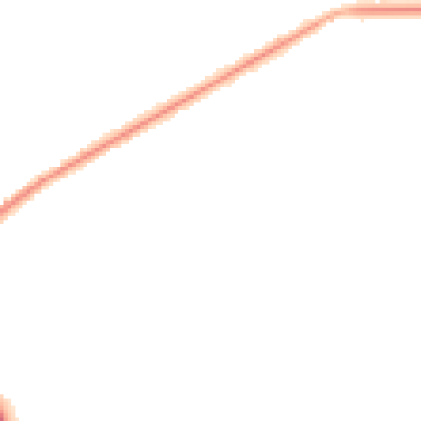 Night-time road noise heatmap for NG19 0BZ