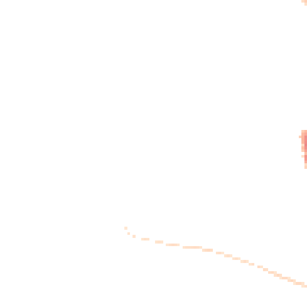Night-time road noise heatmap for NG19 6TA