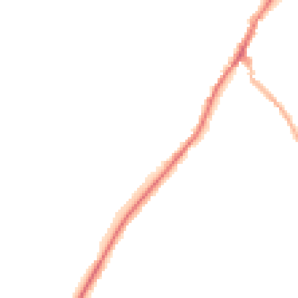 Night-time road noise heatmap for NG20 0DH