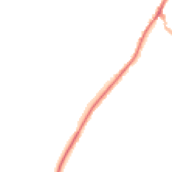 Night-time road noise heatmap for NG20 0DJ