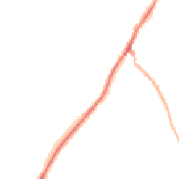 Night-time road noise heatmap for NG20 0EB