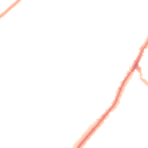 Night-time road noise heatmap for NG20 0EX