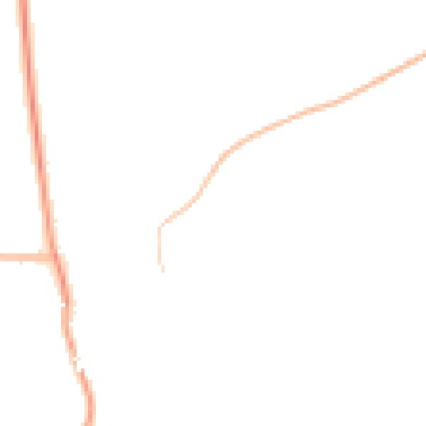Night-time road noise heatmap for NG20 0RL