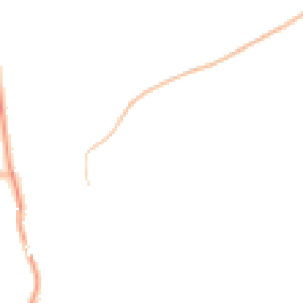 Night-time road noise heatmap for NG20 0RN