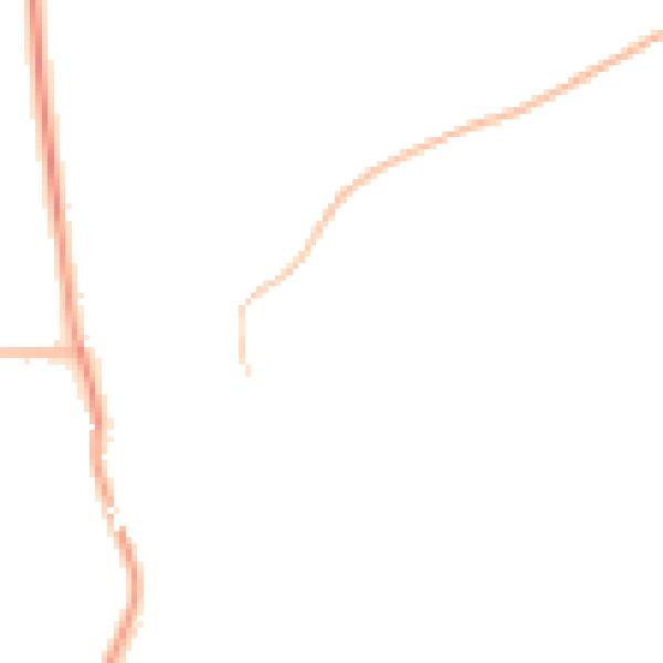 Night-time road noise heatmap for NG20 0RQ