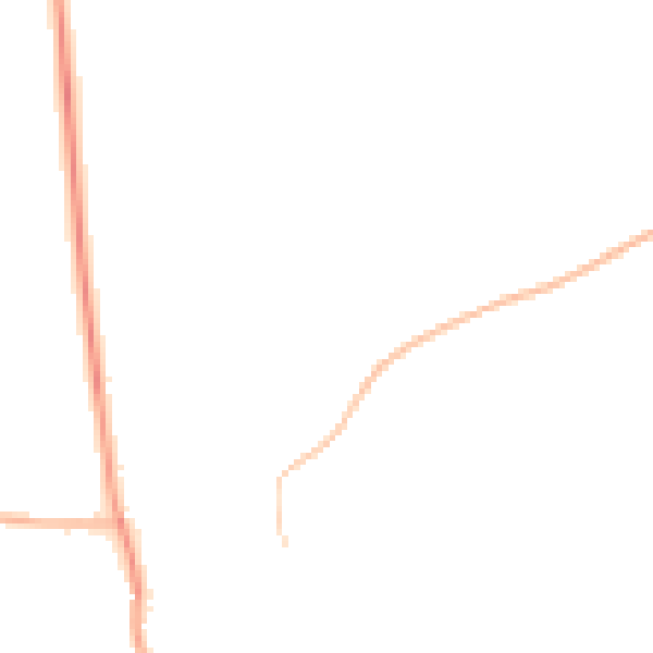 Night-time road noise heatmap for NG20 0RT