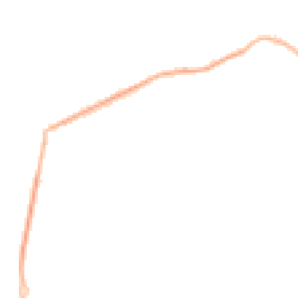Night-time road noise heatmap for NG20 8FA