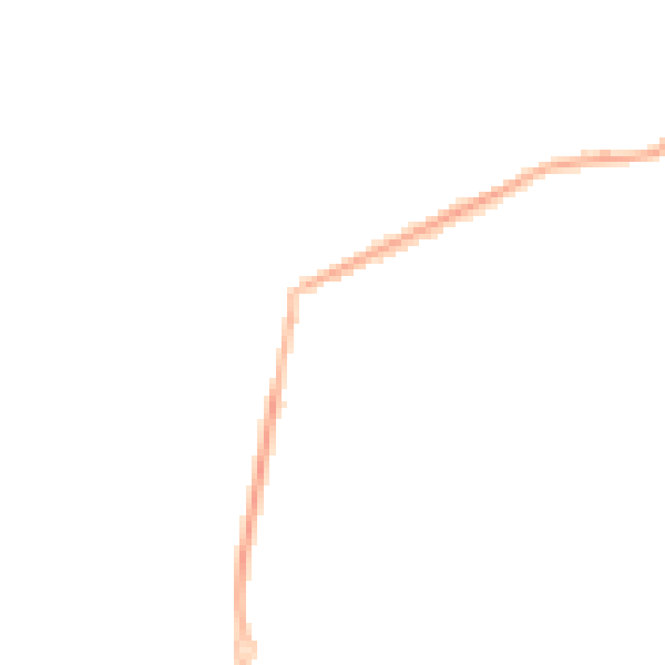 Night-time road noise heatmap for NG20 8FG