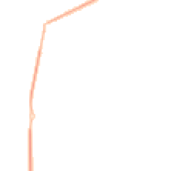 Night-time road noise heatmap for NG20 8GD