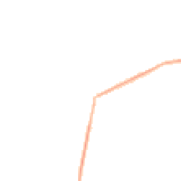 Night-time road noise heatmap for NG20 8PA