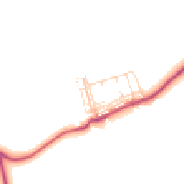Daytime road noise heatmap for NG20 8YH