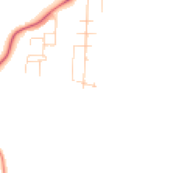 Daytime road noise heatmap for NG20 9DU