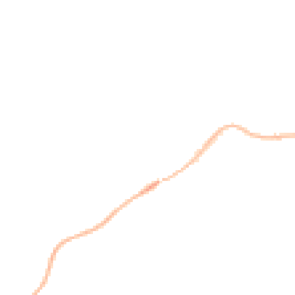 Night-time road noise heatmap for NG20 9HS