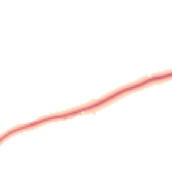 Daytime road noise heatmap for NG20 9RA