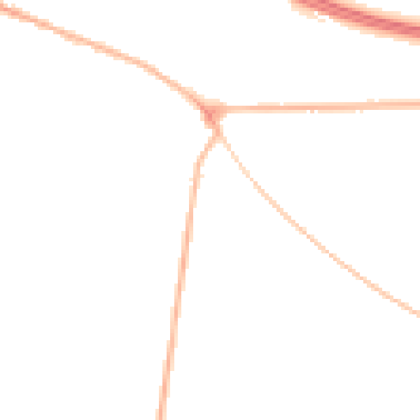Night-time road noise heatmap for NG21 0AD