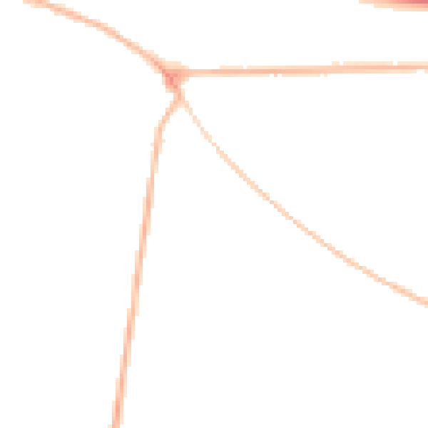 Night-time road noise heatmap for NG21 0AL
