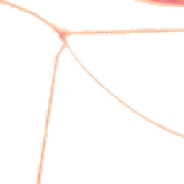 Night-time road noise heatmap for NG21 0AN