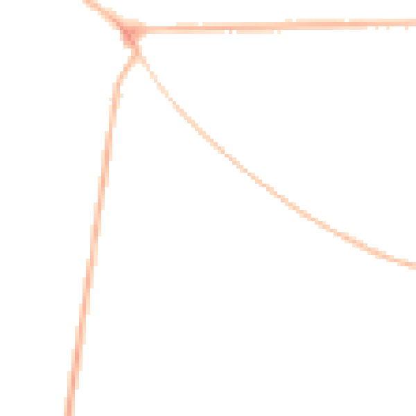 Night-time road noise heatmap for NG21 0AT