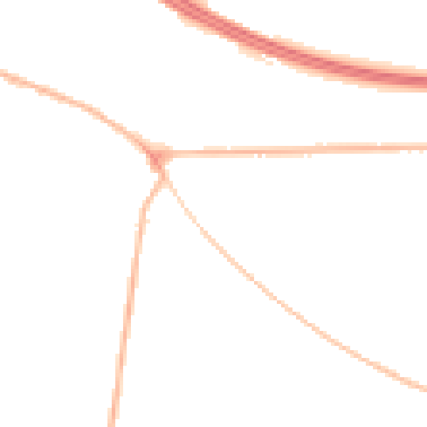 Night-time road noise heatmap for NG21 0BE