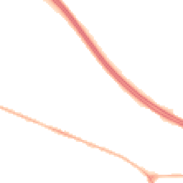 Night-time road noise heatmap for NG21 0BT