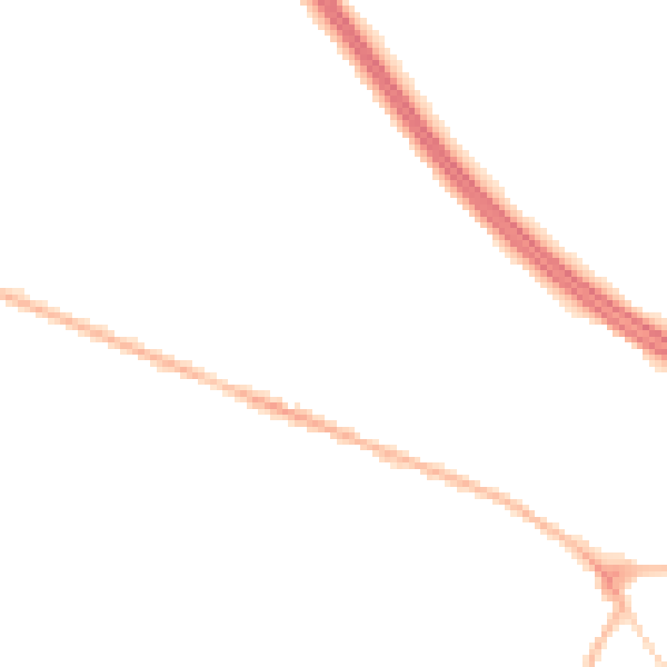 Night-time road noise heatmap for NG21 0BZ