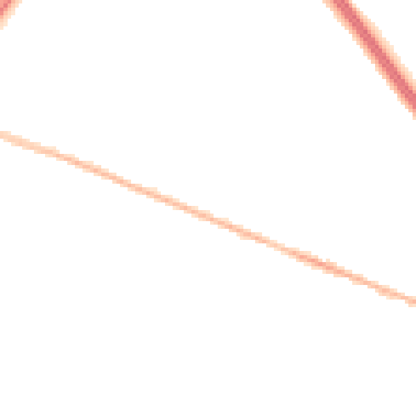 Night-time road noise heatmap for NG21 0DE
