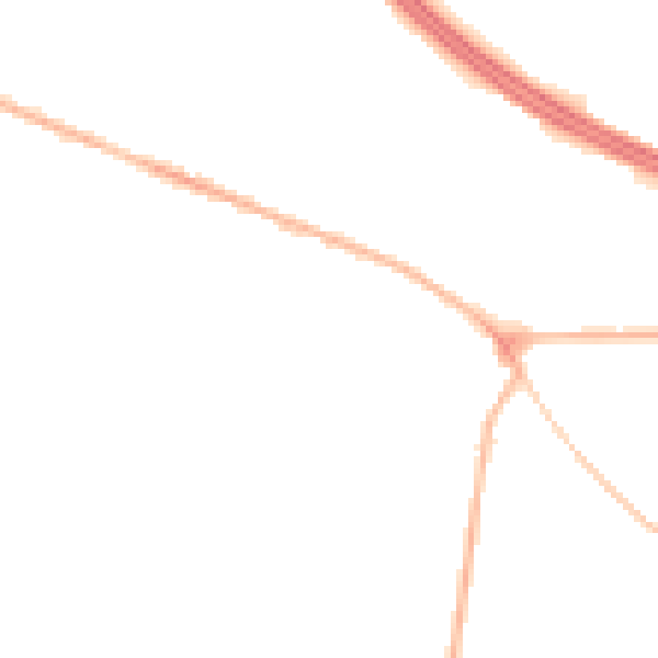 Night-time road noise heatmap for NG21 0EF