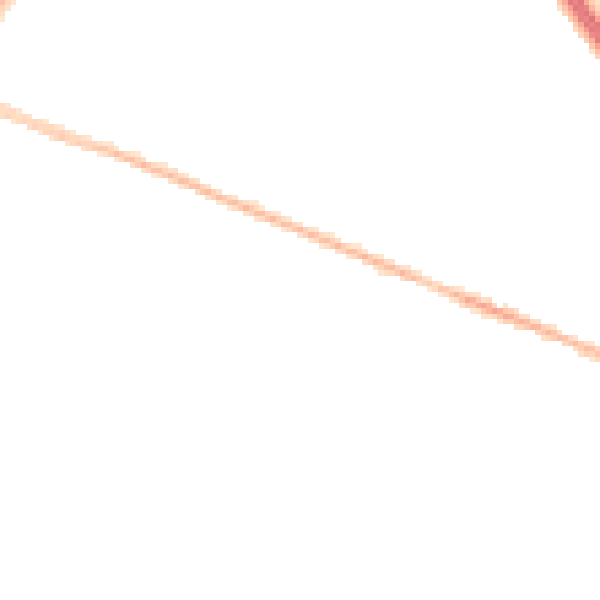 Night-time road noise heatmap for NG21 0EN