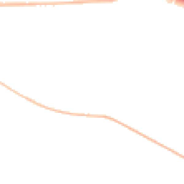 Night-time road noise heatmap for NG21 0FE