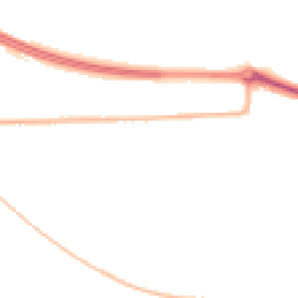 Night-time road noise heatmap for NG21 0FY