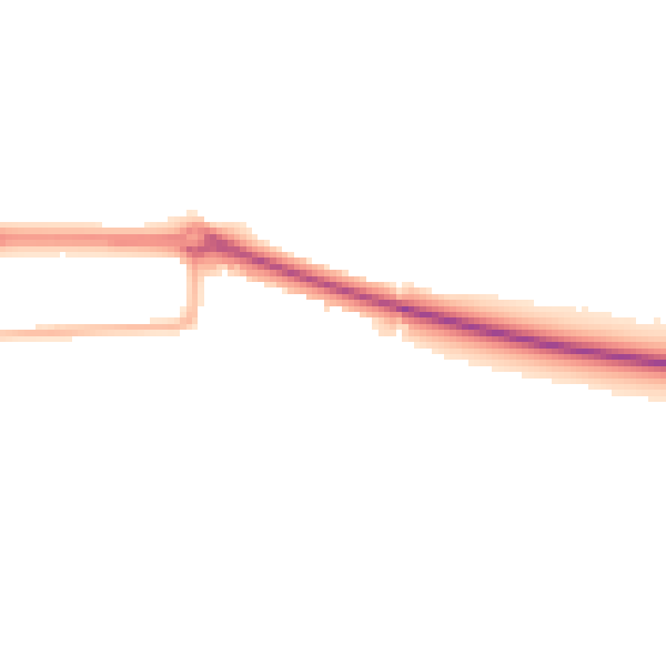 Night-time road noise heatmap for NG21 0HN
