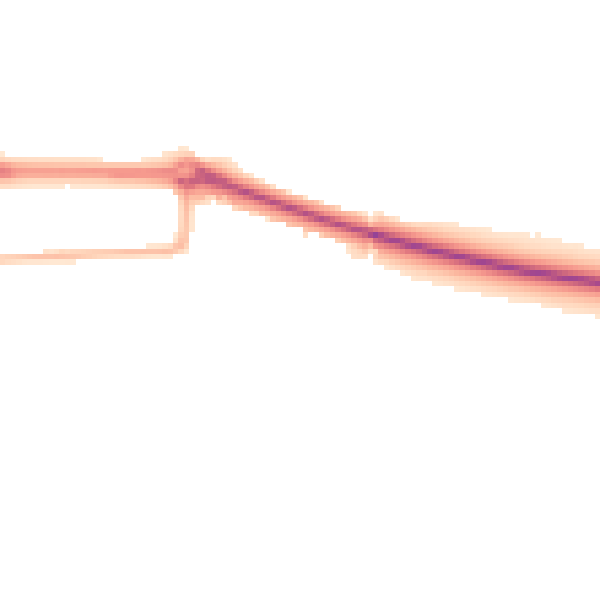 Night-time road noise heatmap for NG21 0HX
