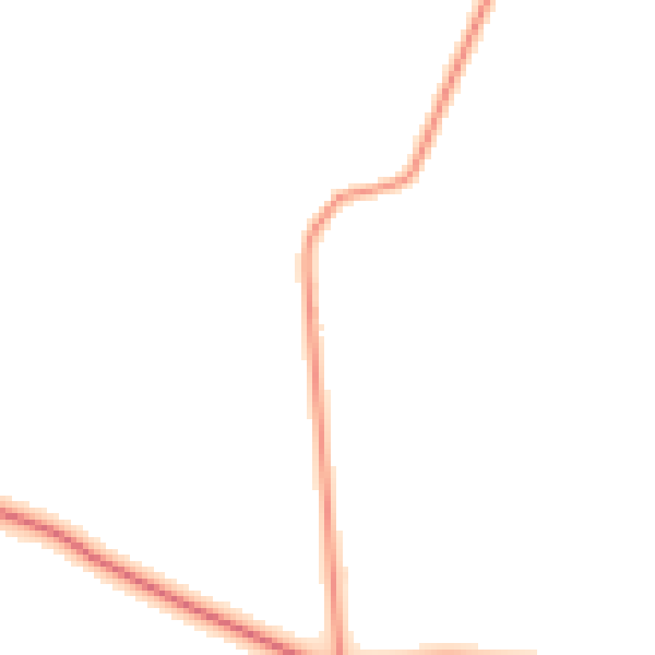 Daytime road noise heatmap for NG21 0NX