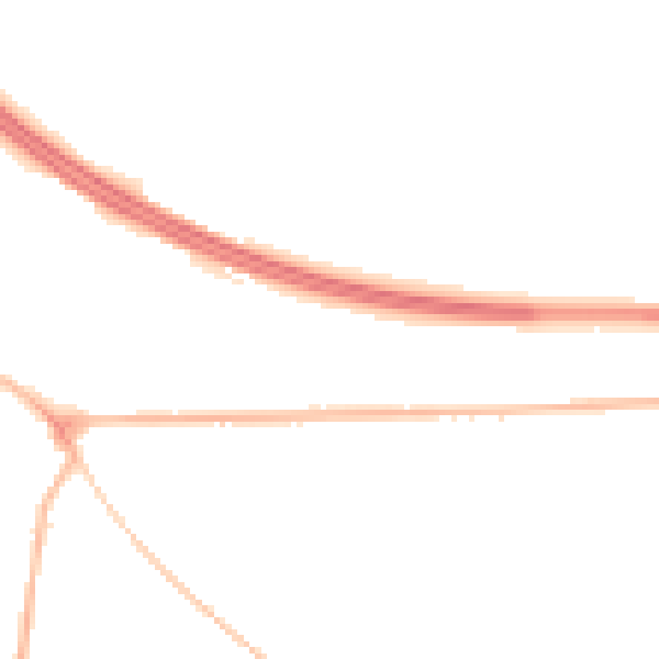 Night-time road noise heatmap for NG21 0TD