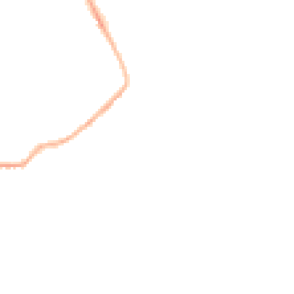 Night-time road noise heatmap for NG21 0TX