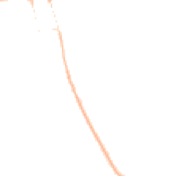 Night-time road noise heatmap for NG21 9AR