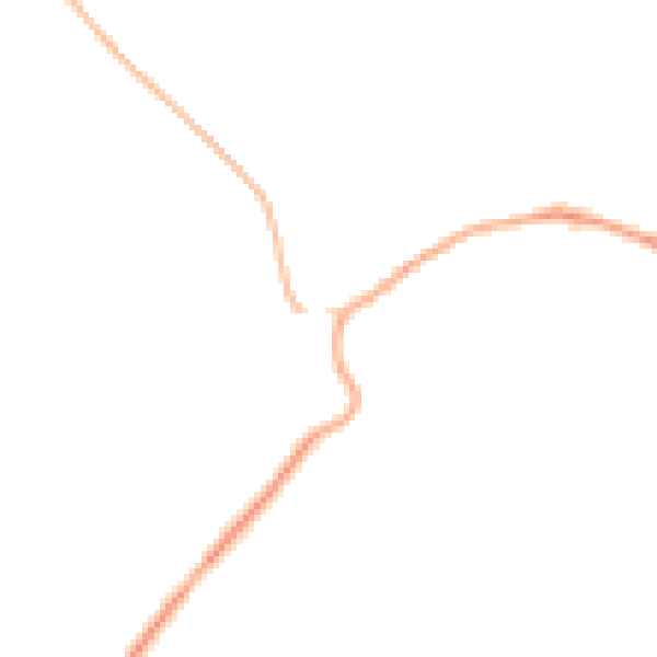 Night-time road noise heatmap for NG21 9BW