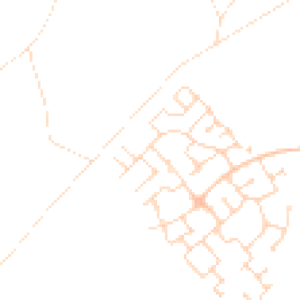 Daytime road noise heatmap for NG21 9GB